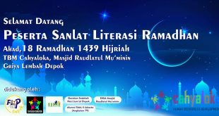 Sanlat Literasi Ramadhan 1439