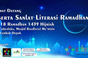 Sanlat Literasi Ramadhan 1439